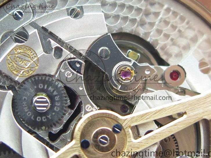 MIROTIME 0409 Compact Portugieser Perpetual Calendar IW503302 RG V9F 1:1 Best Edition White Dial on Brown Leather Strap A 7113